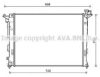 AVA QUALITY COOLING HY2285 Radiator, engine cooling